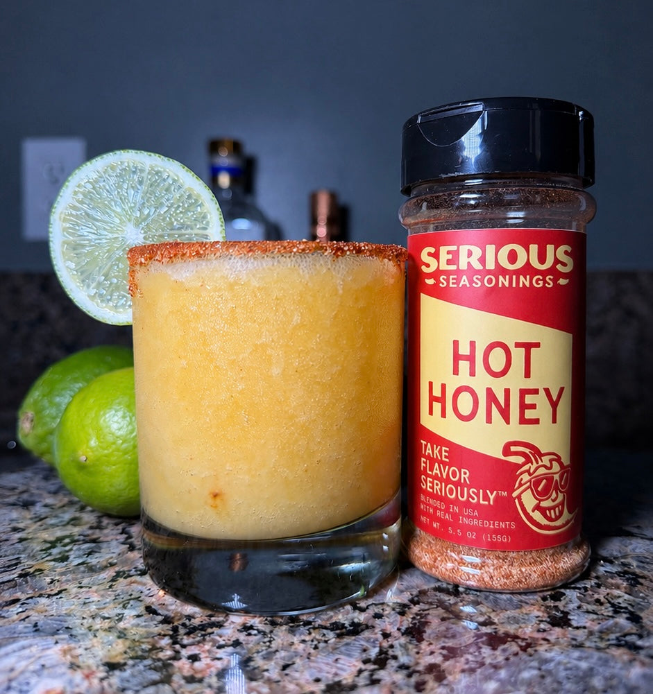 Frozen Hot Honey Peach Margarita Recipe