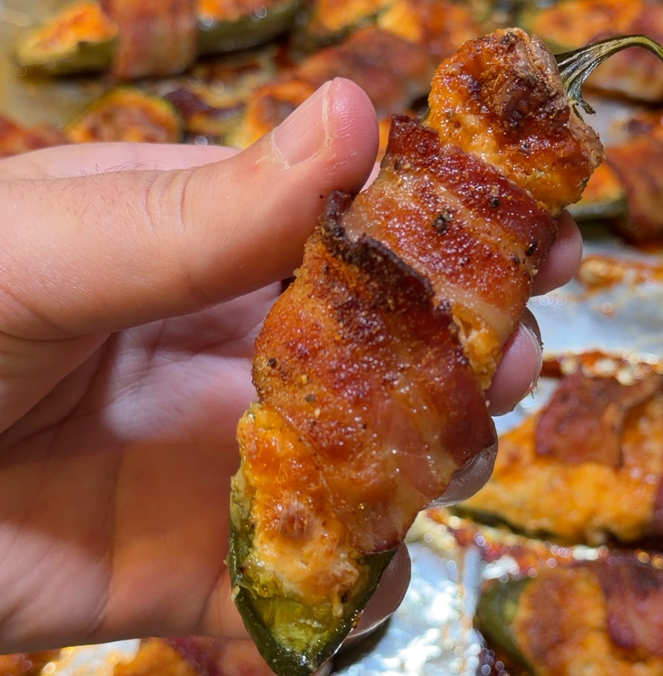 Bacon Wrapped Jalapeño Poppers
